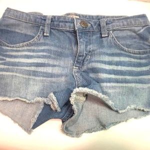 Mudd Distressed Frayed Jean Shorts Size 11